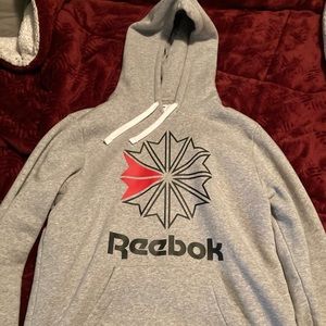Grey Reebok Hoodie